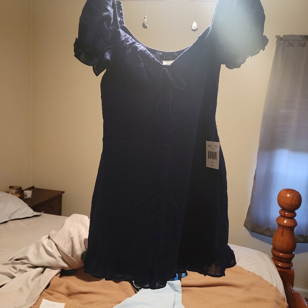 Dark blue dress